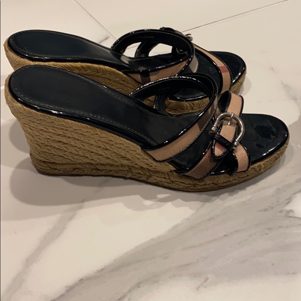 Burberry Espadrille Wedge Sandal-priced to sell!
